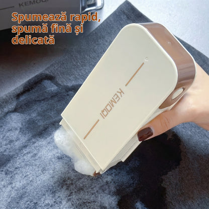 Cutie Multifuncțională din Plastic pentru Săpun cu Perie de Mână și Rolă pentru Spălat Rufe, Fără Frecare, cu Suport de Scurgere și Depozitare Antiderapantă