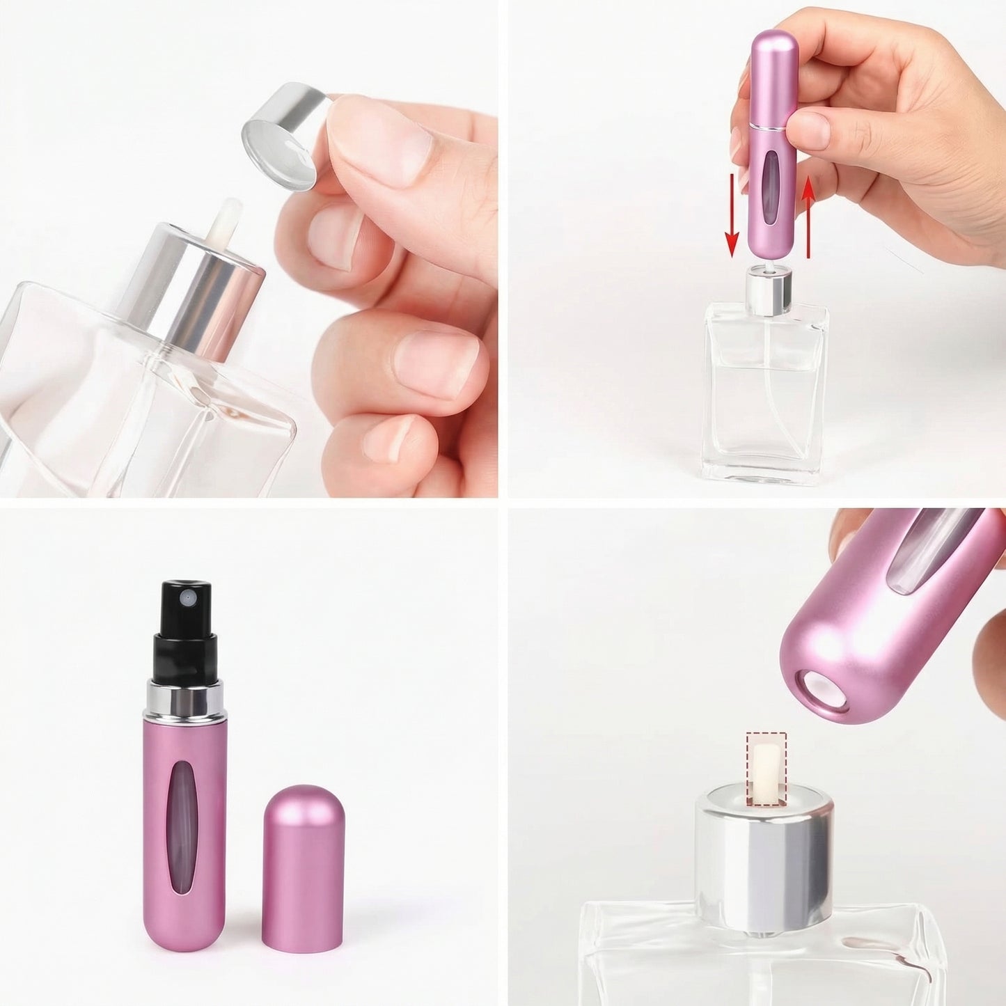 Sticlă de Parfum Portabilă Compactă de 5ml Reîncărcabilă