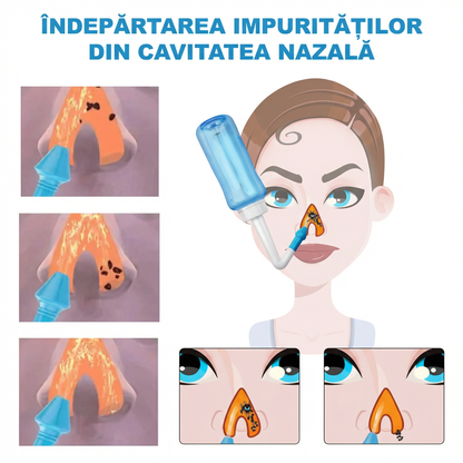 Sticlă de Spălare cu Irigator cu Două Capete