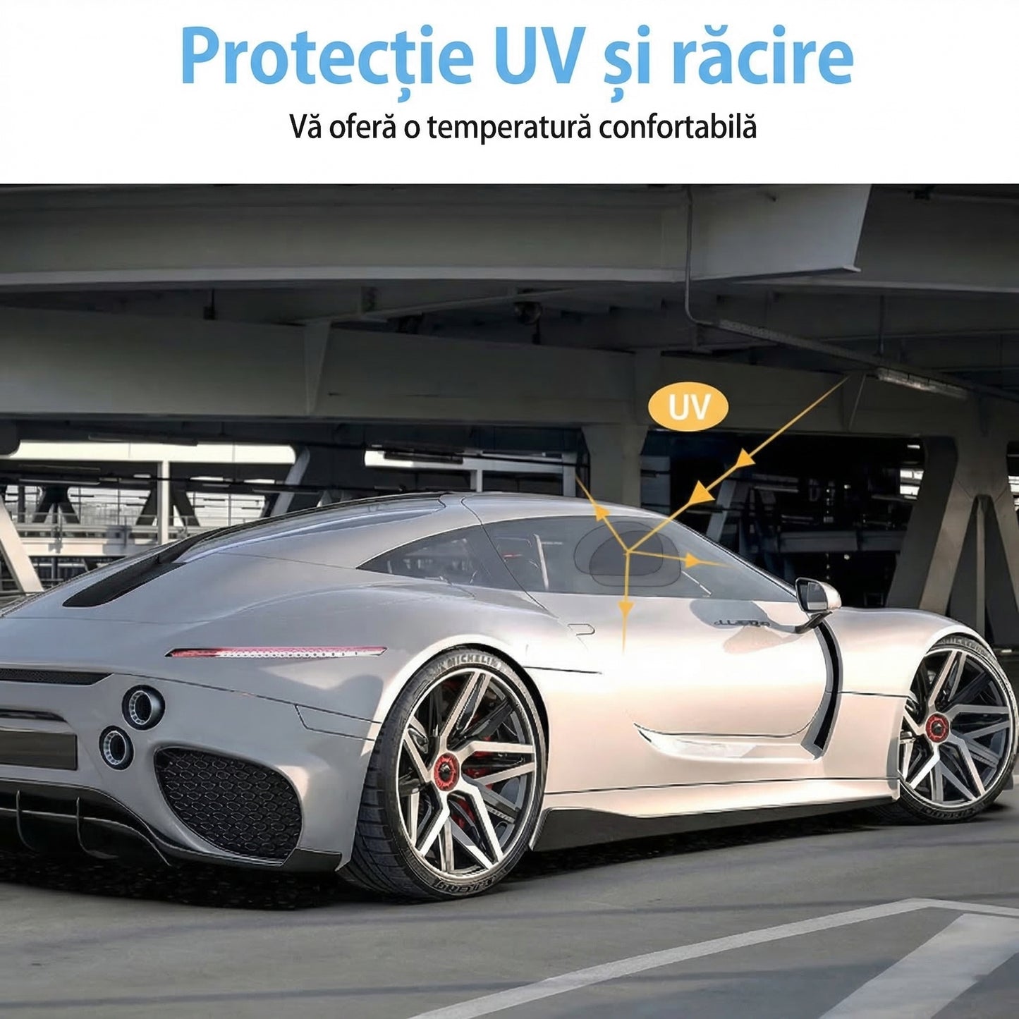 Parasolar Auto cu Protecție UV