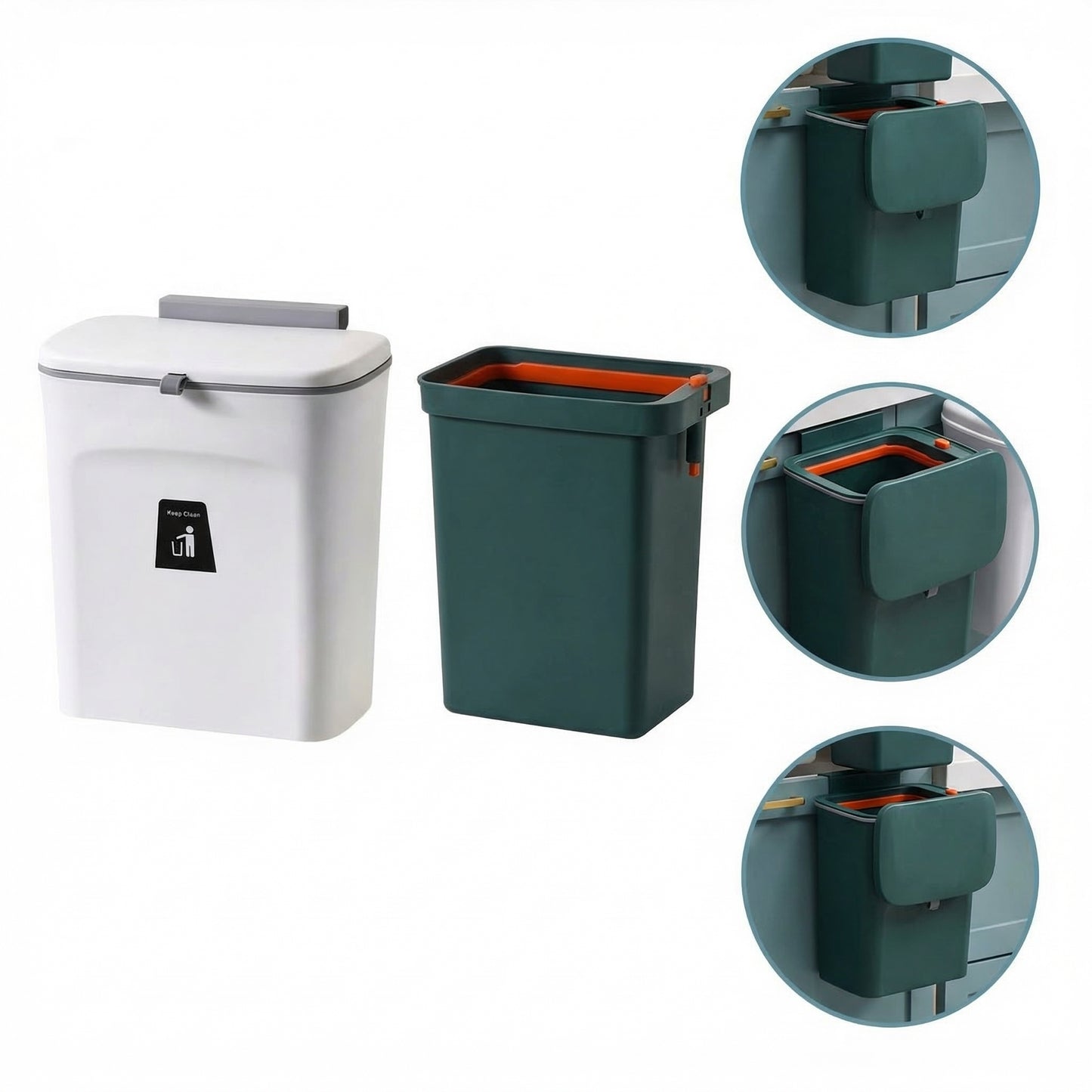 Coș de Gunoi Suspendat, Capacitate 6.5L
