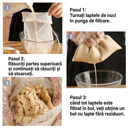 Set Filtru Alimentar cu Plasă Fină din Nailon