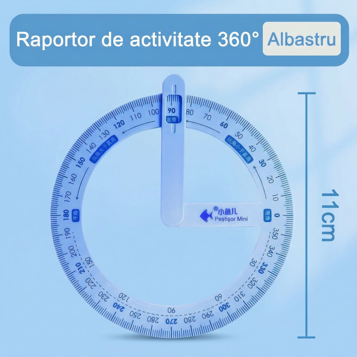 Instrument de Măsurare a Unghiurilor cu Precizie