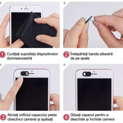 Set de 8 Capace pentru Cameră Frontală pentru Laptop și Telefon