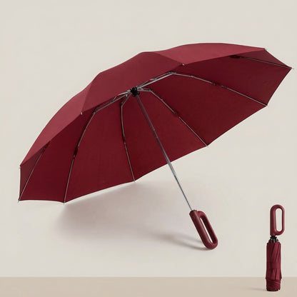 Umbrelă Automată cu Sistem Snap-lock și Deschidere Inversă