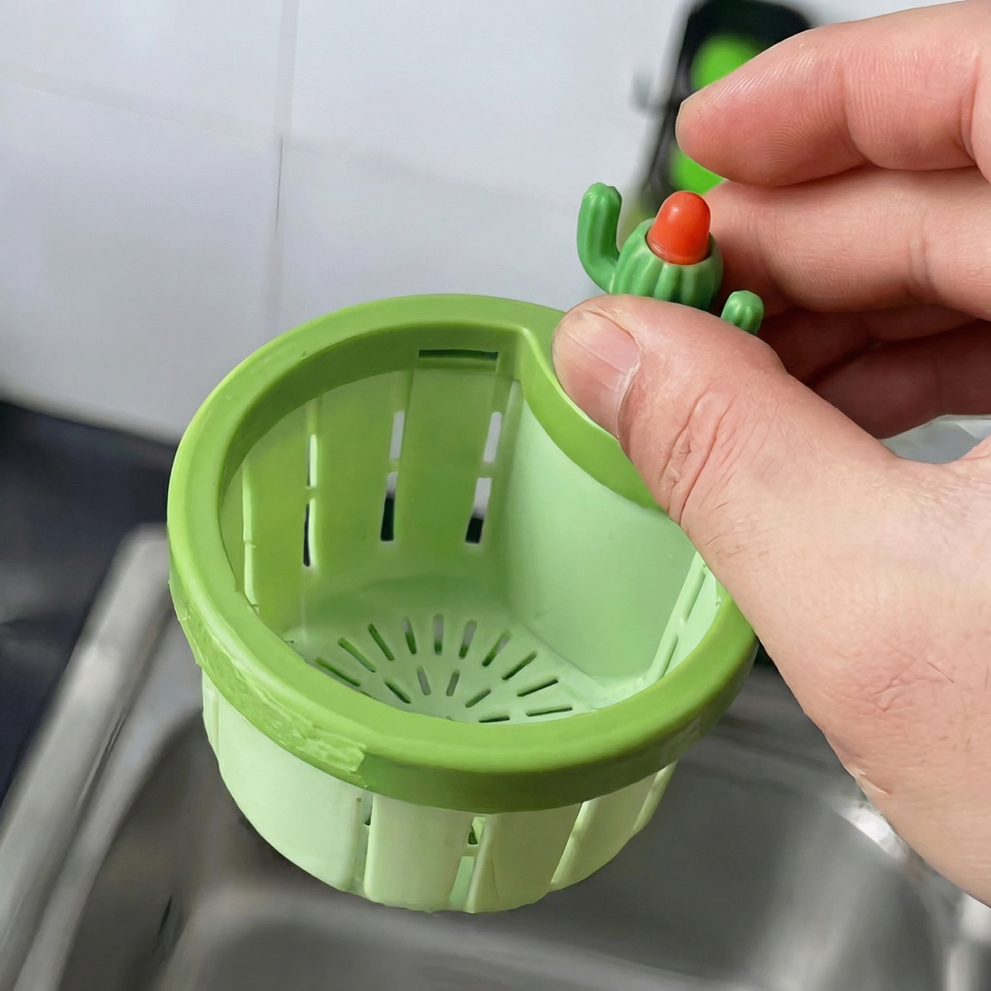 Set de 2 Coșuri de Scurgere Pop-Up cu Filtru de Deșeuri, Separator de Reziduuri