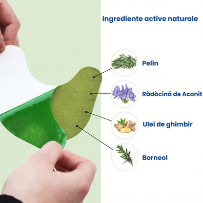 Set de 50 Plasturi pentru Genunchi, Spate și Articulații Pentru Reducerea Durerilor