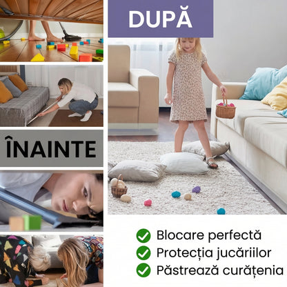 Set 6 Blocatoare Transparente și Reglabile pentru Canapea și Pat