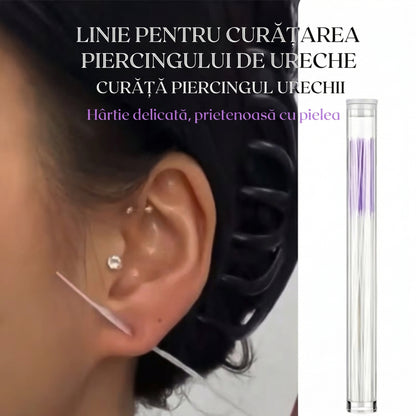 Set 60 de Ațe Neodorizante pentru Curățarea Urechilor