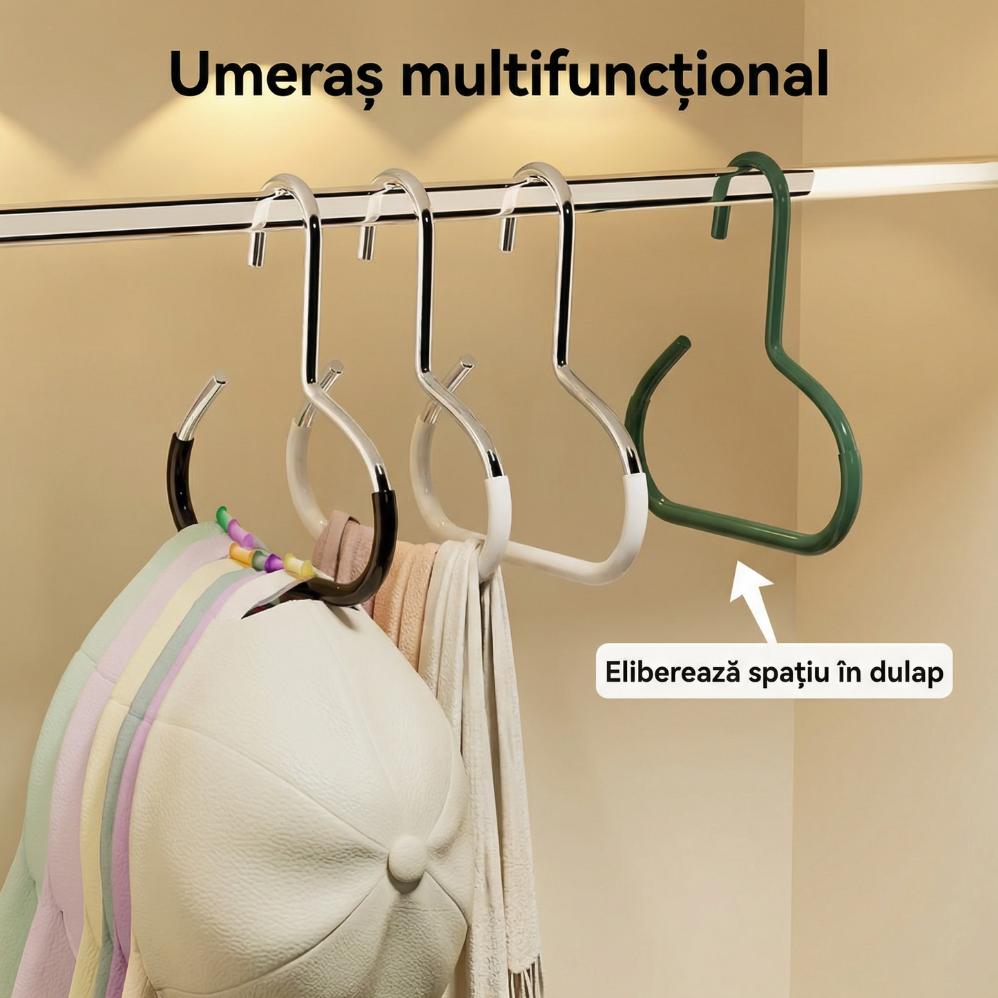 Agățătoare pentru Șepci și Pălării
