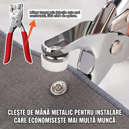 Set Clește și 150 Capse Metalice