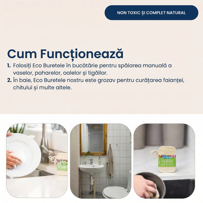 Set de Bureți Organici 100% Natural pentru Orice Suprafață