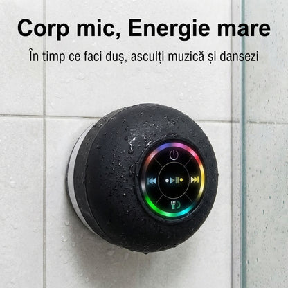 Boxă Portabilă Wireless cu Ventuză Rezistentă la Apă