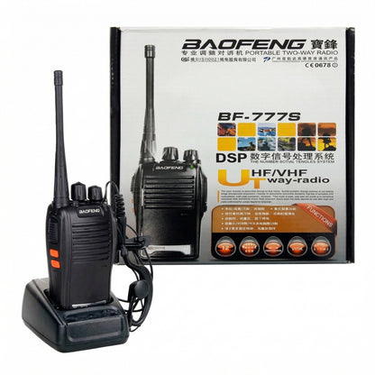 Set de 2 Stații Radio cu Acumulator Reîncărcabil