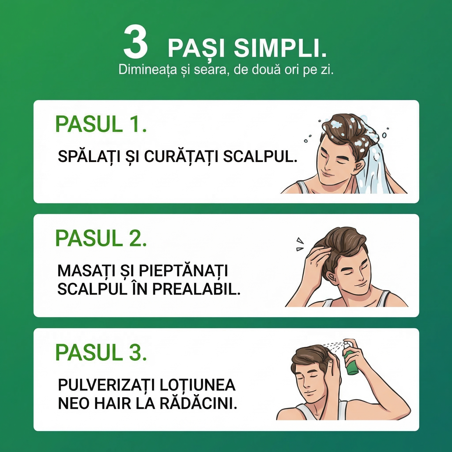 Loțiune pentru Creșterea Părului 100% Naturală