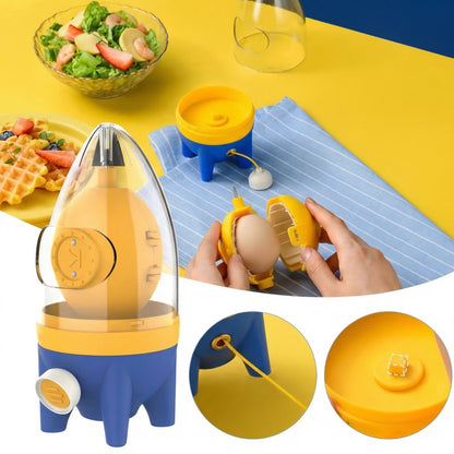 Mixer Manual pentru Ouă - Amestecă Gălbenușul și Albușul Fără să Spargă Coaja