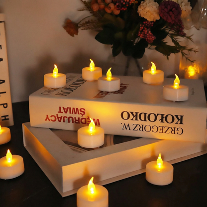 Set de 24 de Lumânări LED Decorative