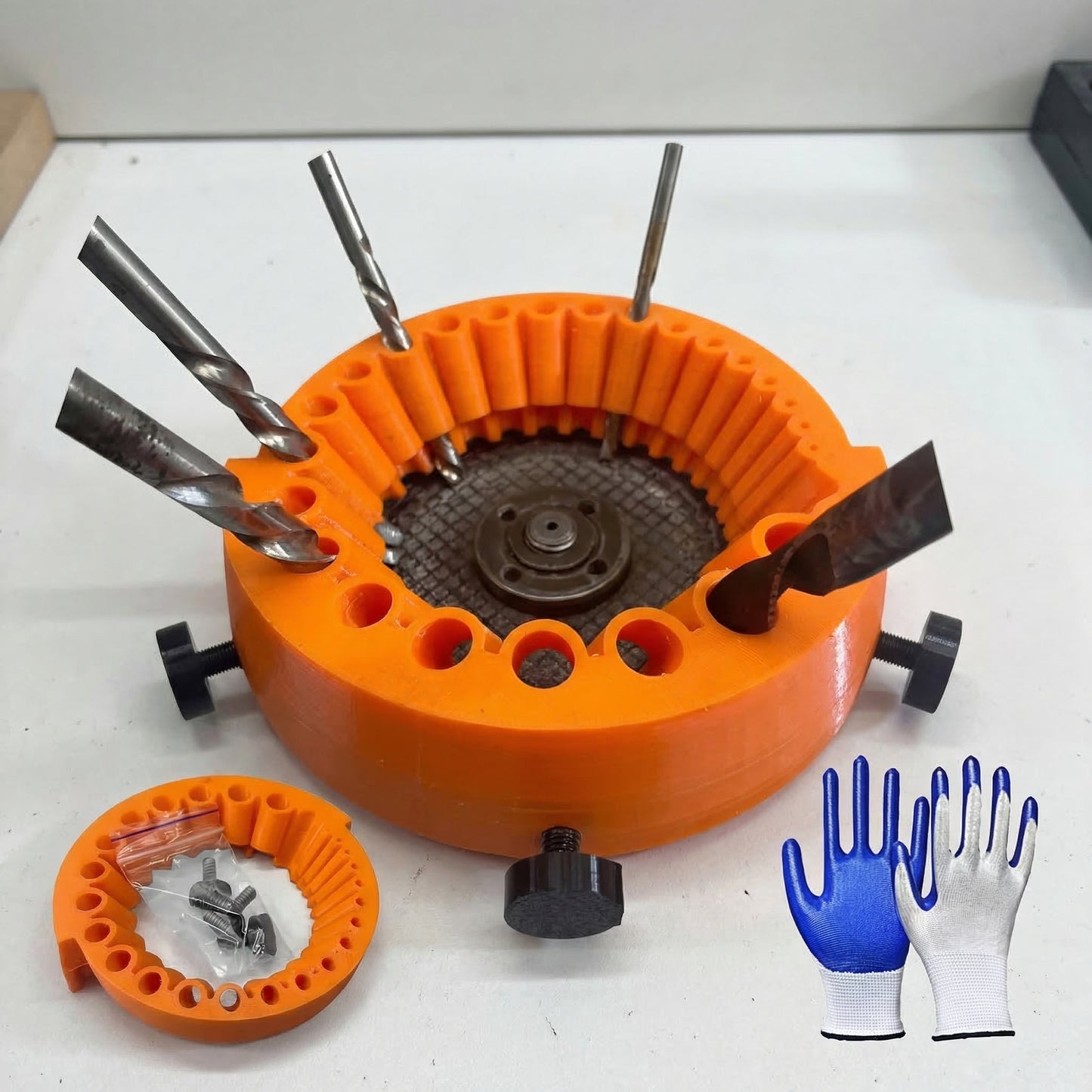 Ascuțitor Profesional pentru Burghie 2–13 mm pentru Polizor Unghiular 125 mm