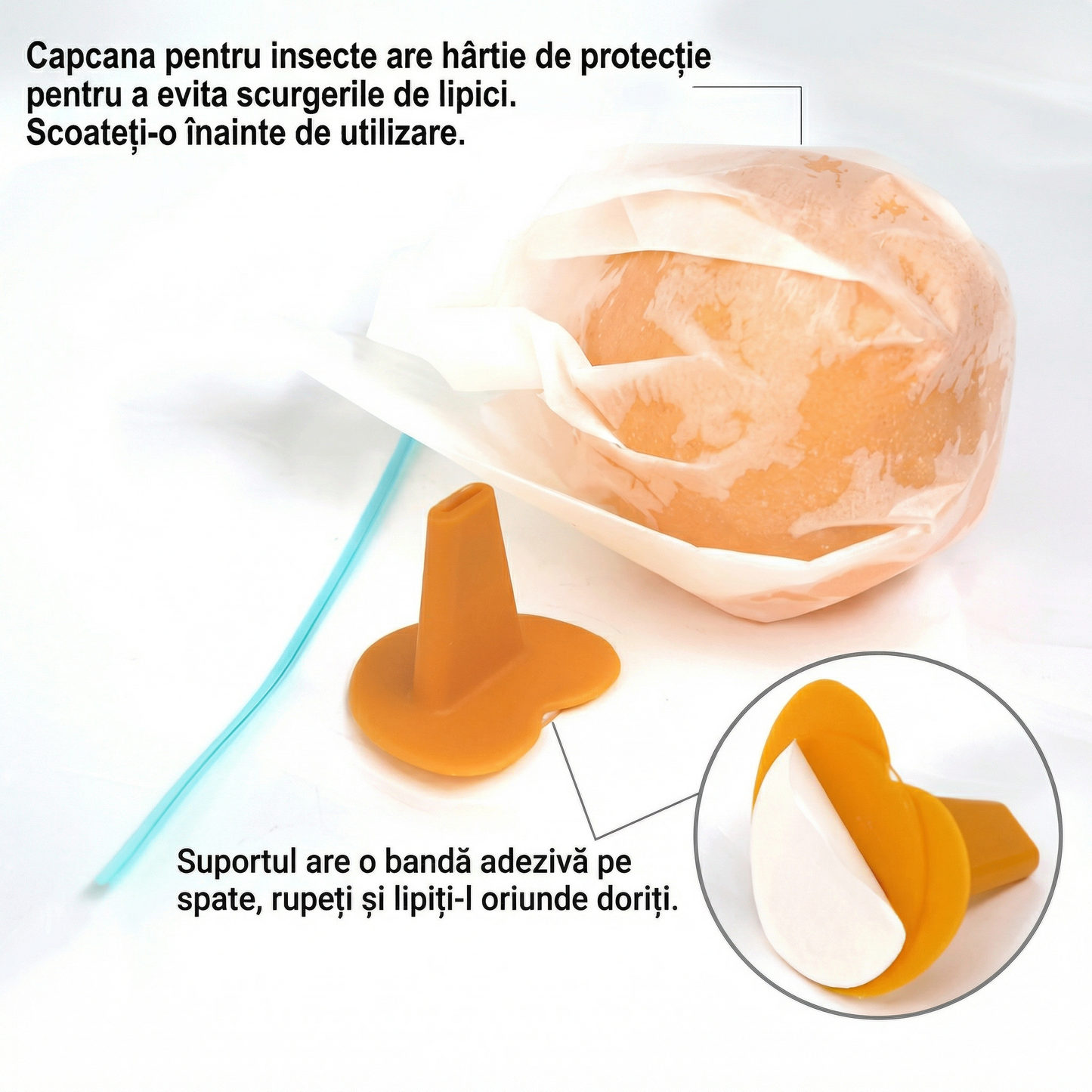 Capcană Lipicioasă pentru Insecte