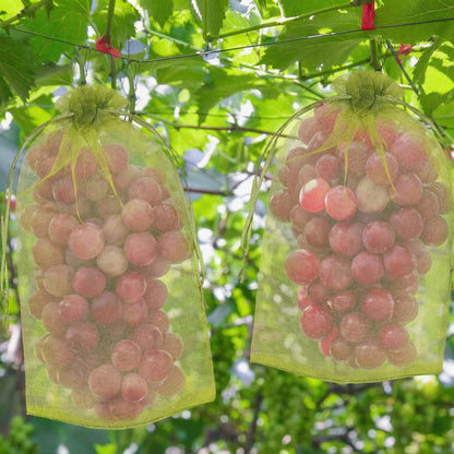 Set 30 Pungi Reutilizabile din Plasă Fină pentru Protecția Fructelor și Legumelor