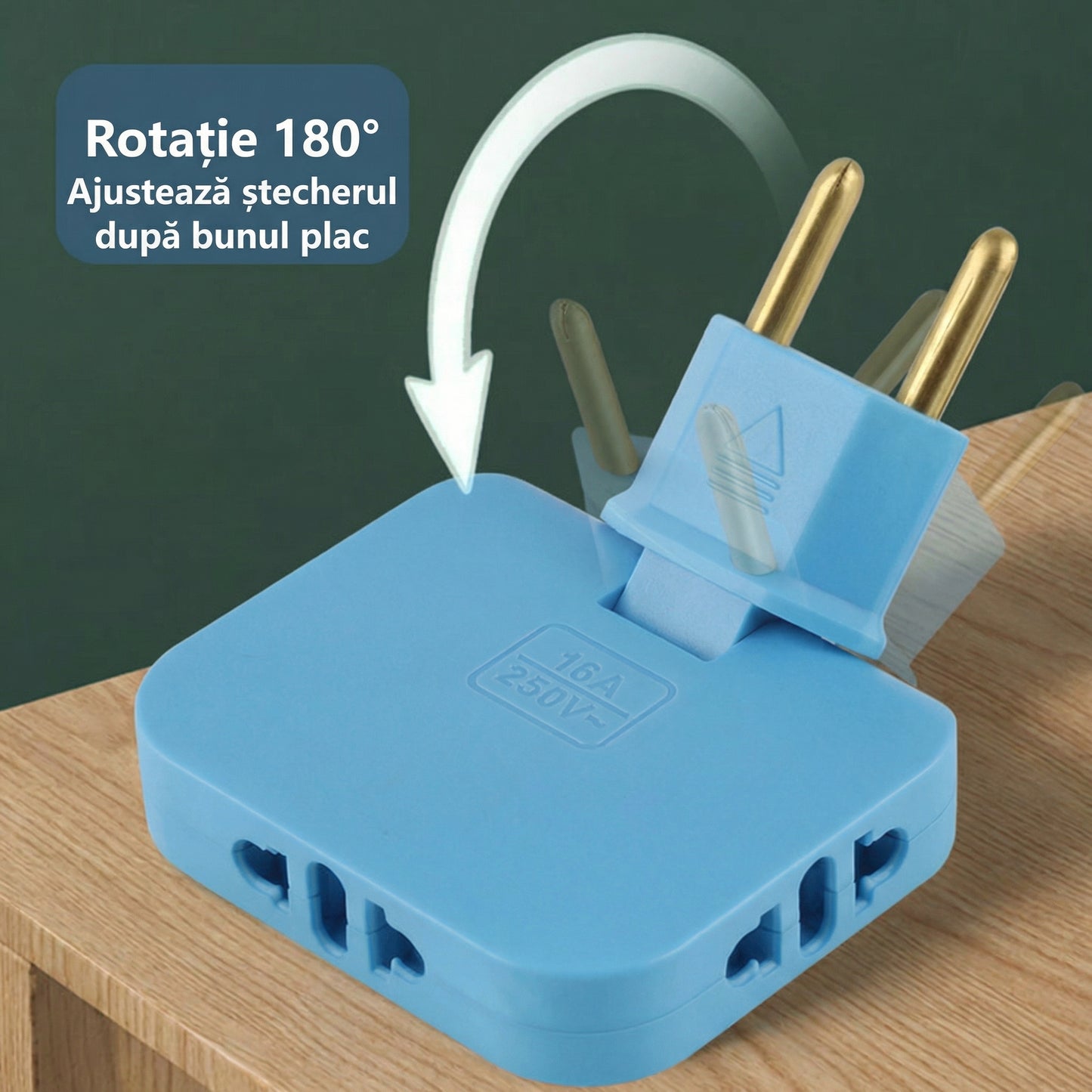 ADAPTOR PRIZA ROTATIV