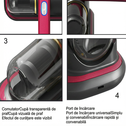 Aspirator UV Anti-Acarieni pentru Saltele, Canapele și Pat
