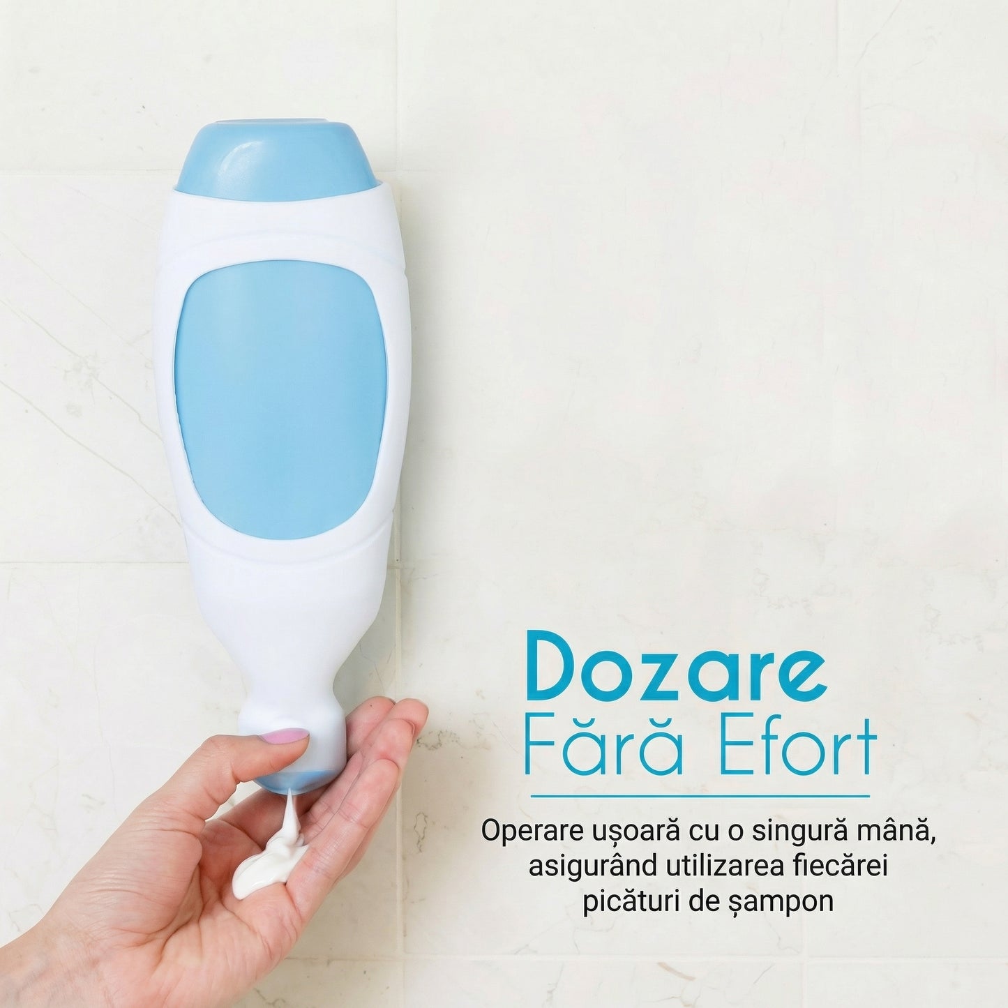 DubluDisp™ – Dispenser de Perete pentru Șampon și Gel de Duș