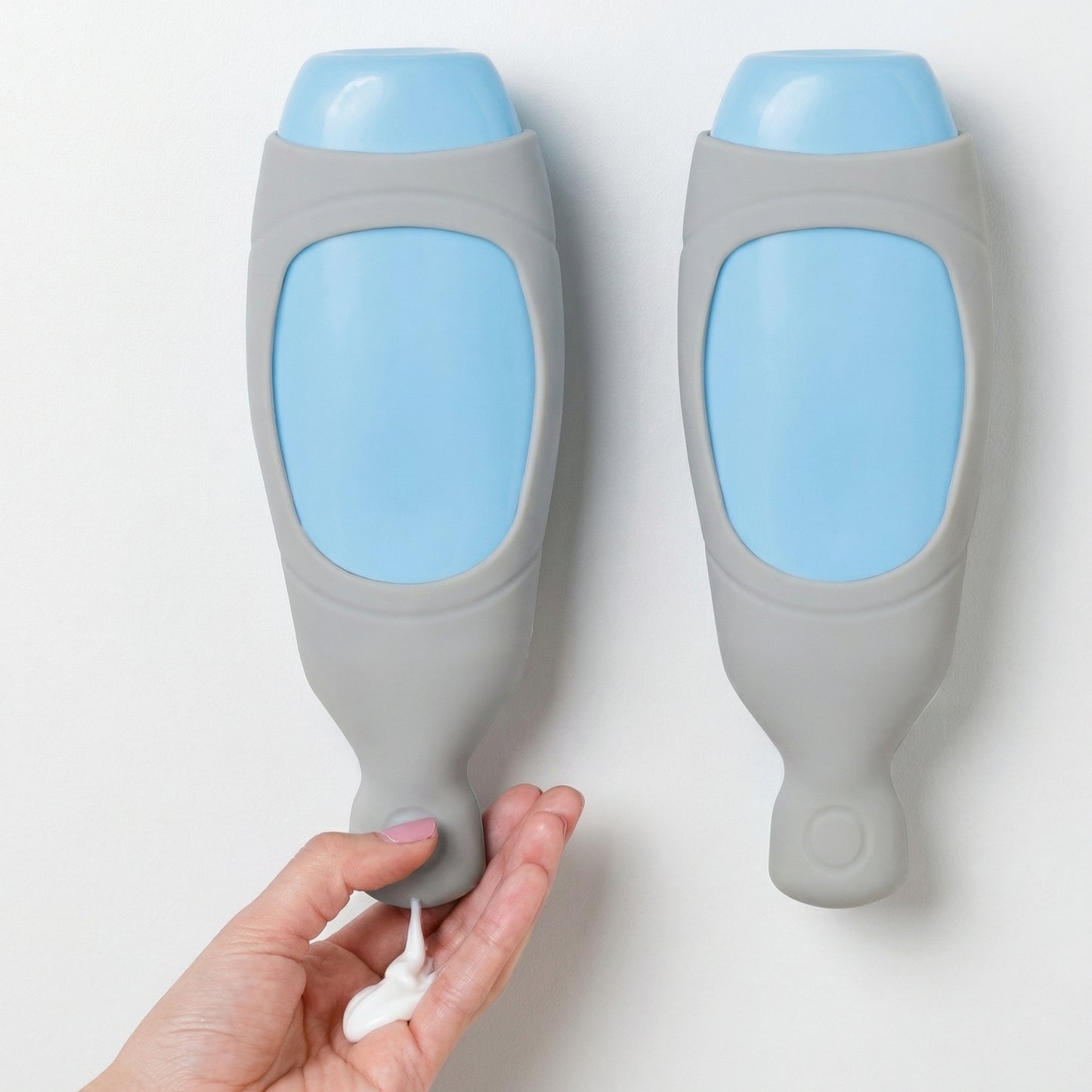 DubluDisp™ – Dispenser de Perete pentru Șampon și Gel de Duș