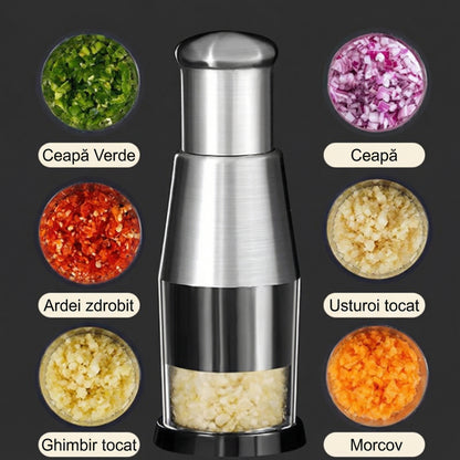 Presă Manuală pentru Legume din Oțel Inoxidabil