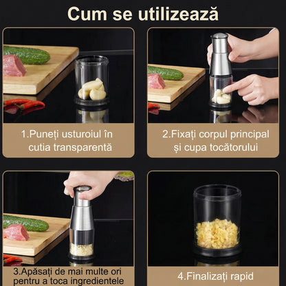 Presă Manuală pentru Legume din Oțel Inoxidabil