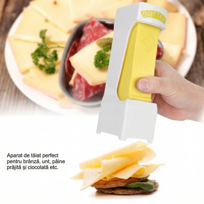 CutMaster™ – Cuțit Multifuncțional pentru Unt, Brânză și Ciocolată