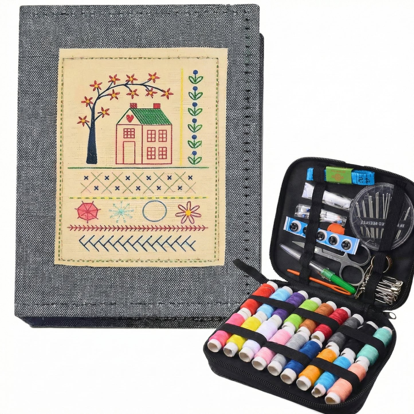 Kit Creativ de Broderie – 90 Modele + 40 Accesorii