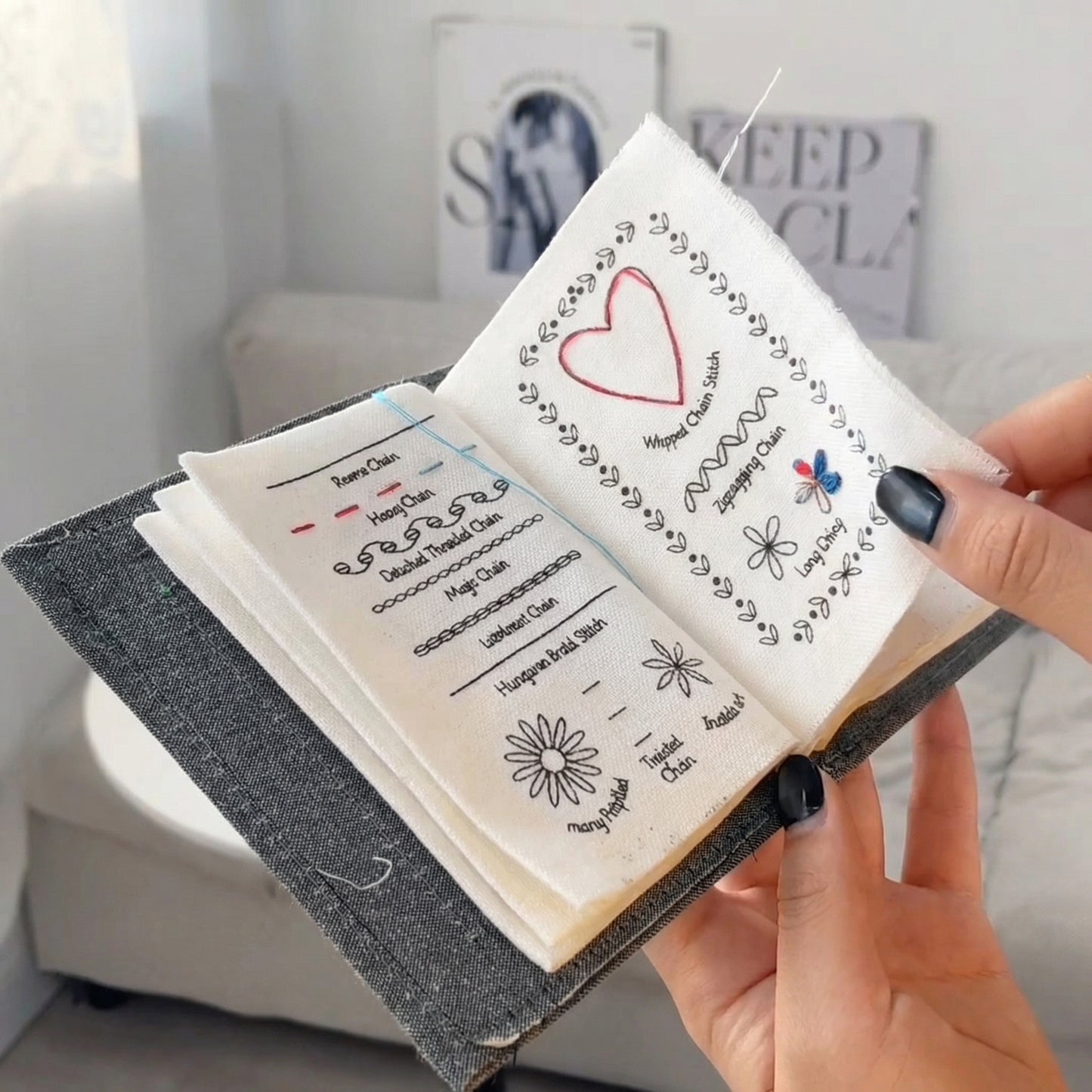 Kit Creativ de Broderie – 90 Modele + 40 Accesorii