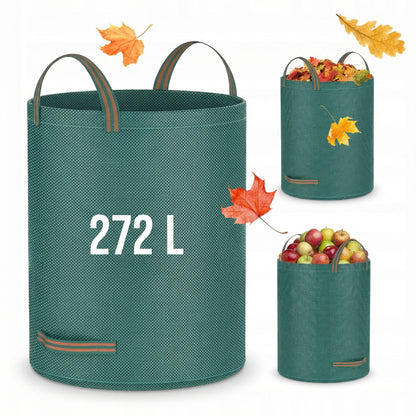 Sac pentru Deșeuri de Grădină - Container pentru Iarbă 272L