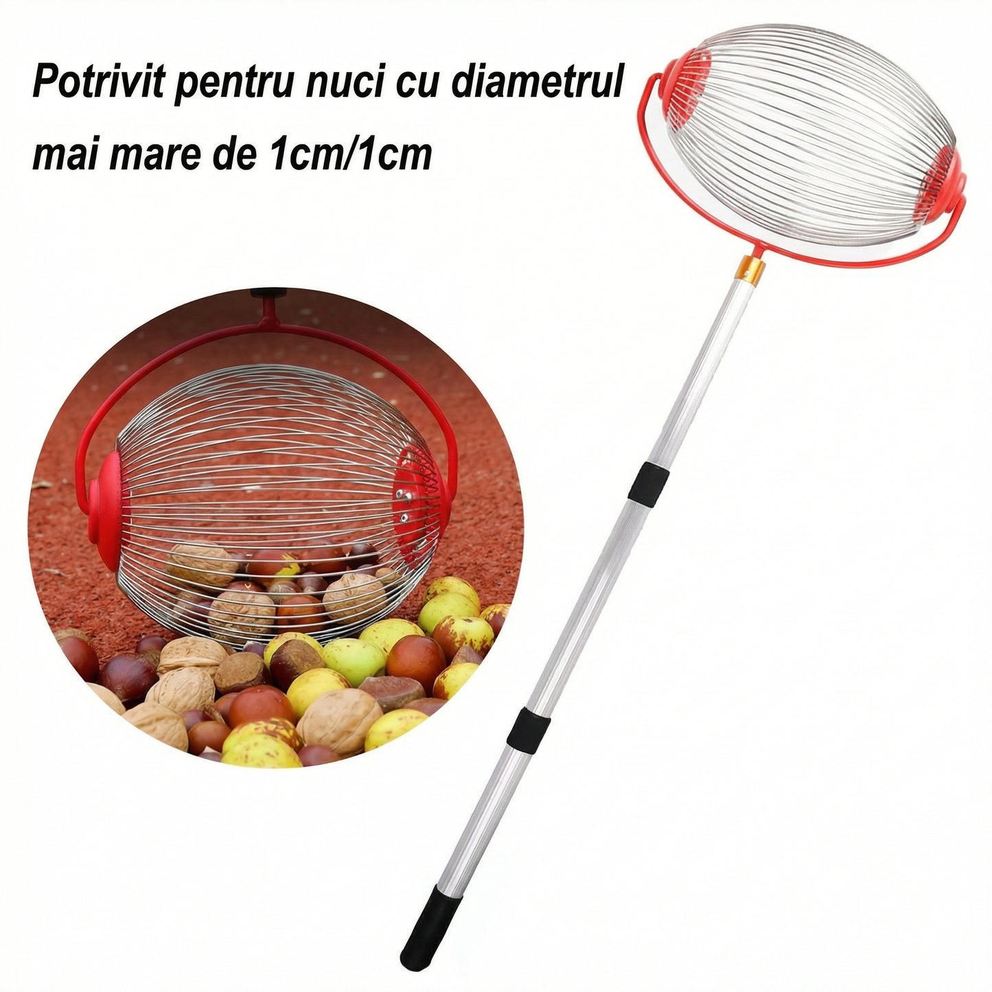 Colector Rulant pentru Fructe și Nuci