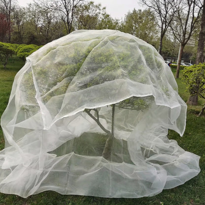 Săculeț Plasă Albă pentru Protecția Fructelor și Pomilor