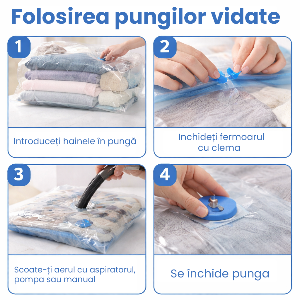 Set 8 Pungi pentru Vidat