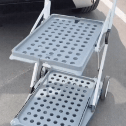 Cărucior de Cumpărături Spațios de 40L