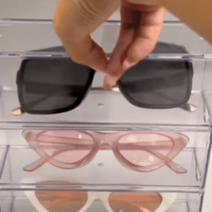 Cutie Organizatoare pentru Ochelari cu 4 Sloturi