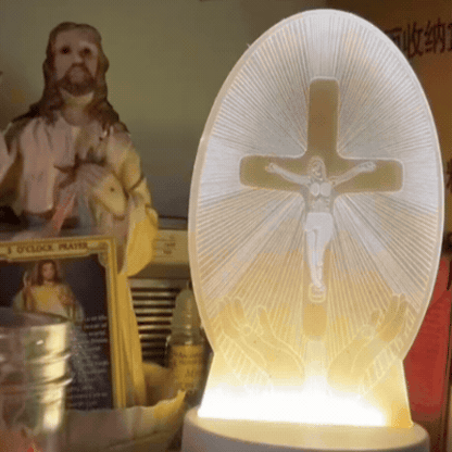 Lampă LED cu Model Religios